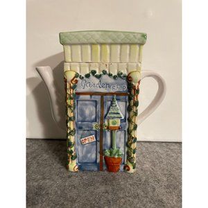 Ceramic Garden Shop Tea pot  6.5  x 7"   #1321